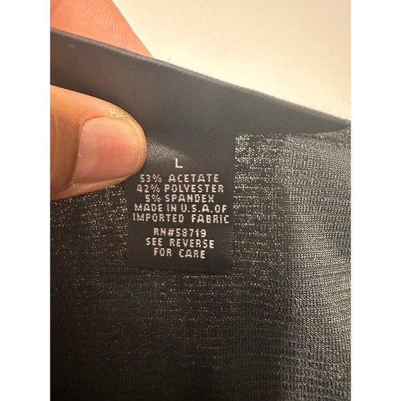 Vintage Good Clothes Classics Womens Black Blouse with embroidery - Large - Picture 7 of 14